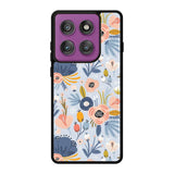 Flower blue Motorola Moto Edge 60 Pro Case OV10570