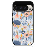 Flower blue Google Pixel 9 | Pixel 9 Pro Case OV10570