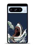 shark japanese wave Google Pixel 8 Pro Case QC10421