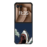 shark japanese wave Motorola Moto RAZR Plus 2025 Case OV10421