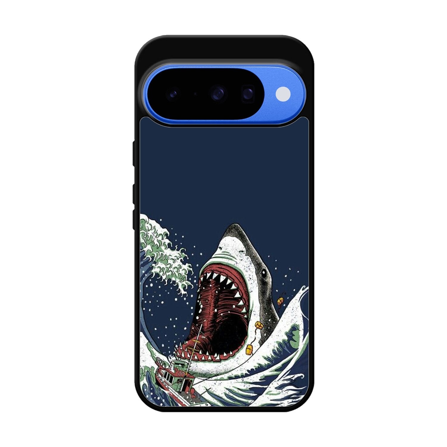 shark japanese wave Google Pixel 10 Case OV10421