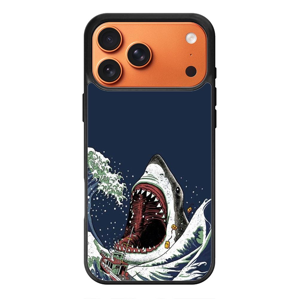 shark japanese wave iPhone 17 Pro Max Case OV10421