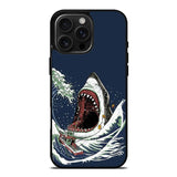 shark japanese wave iPhone 16 Pro Max Case OV10421