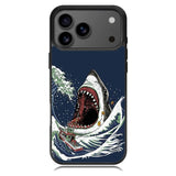 shark japanese wave iPhone 17 Pro Case RC10421