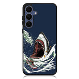 shark japanese wave Samsung Galaxy S25 FE Case OV10421