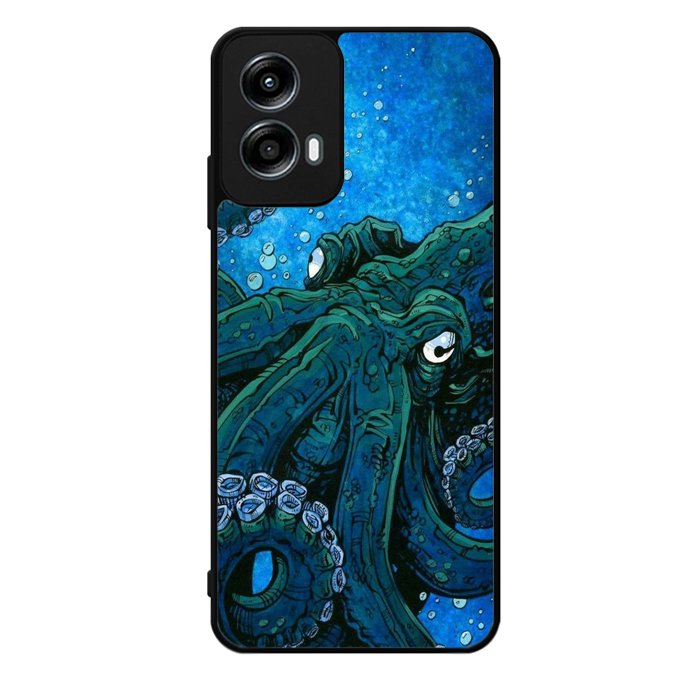 Blue octopus Motorola Moto G Play 2024 Case OV10657