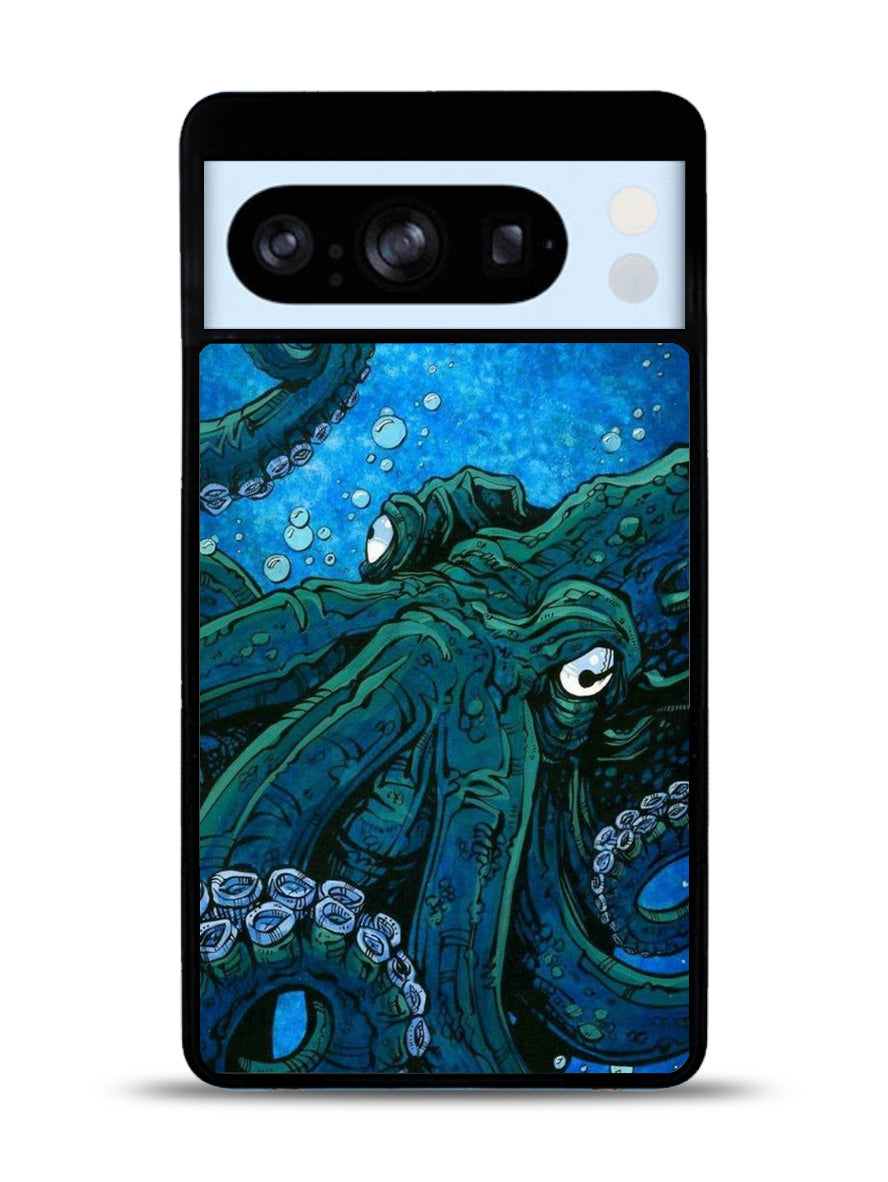 Blue octopus Google Pixel 8 Pro Case QC10657