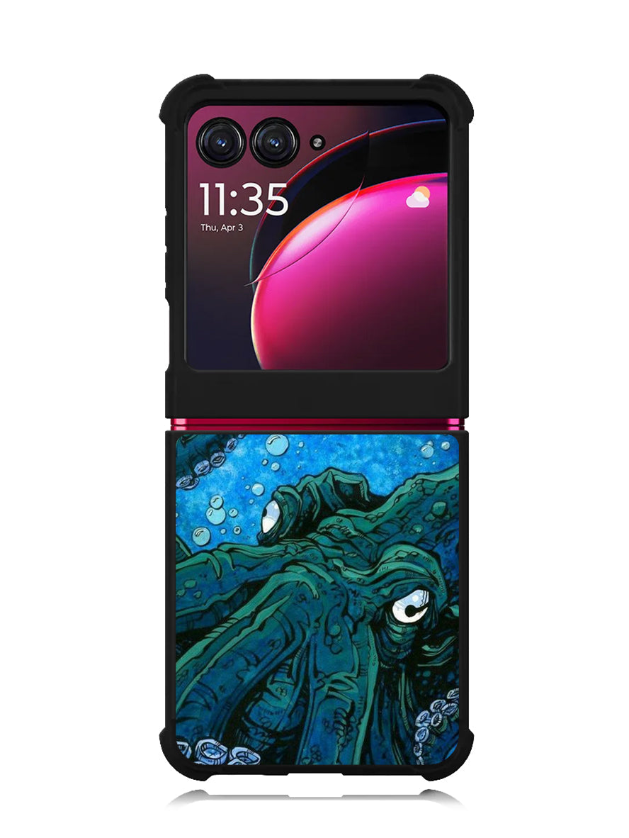 Blue octopus Motorola Moto Razr Plus 2023 , Moto Razr+ 2023 Case OV10657