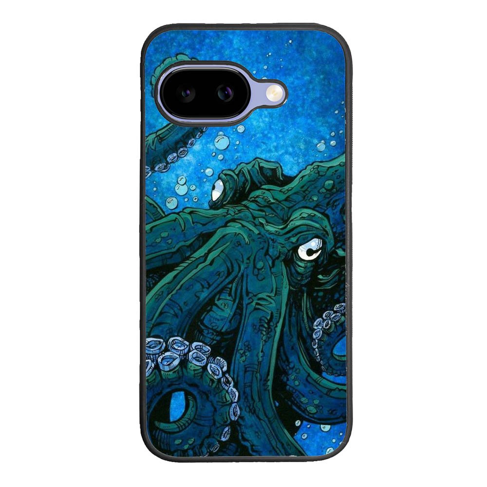 Blue octopus Google Pixel 10A Case QC10657