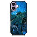 Blue octopus iPhone 17 Case OV10657
