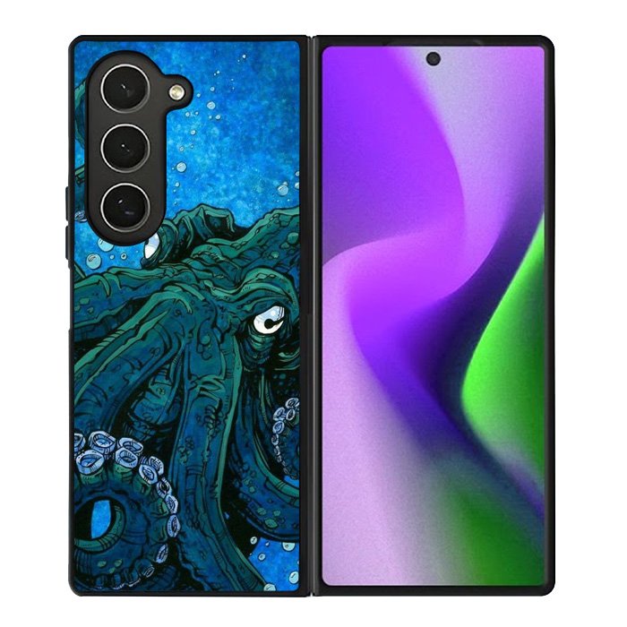 Blue octopus Samsung Galaxy Z Fold 6 5G 2024 Case OV10657