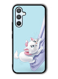 Blue Marie Cat Face Samsung Galaxy A14 5G Case QC10656
