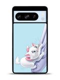 Blue Marie Cat Face Google Pixel 8 Pro Case QC10656