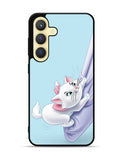 Blue Marie Cat Face Samsung Galaxy S25 Plus 5G , Samsung Galaxy S25+ 5G Case OV10656