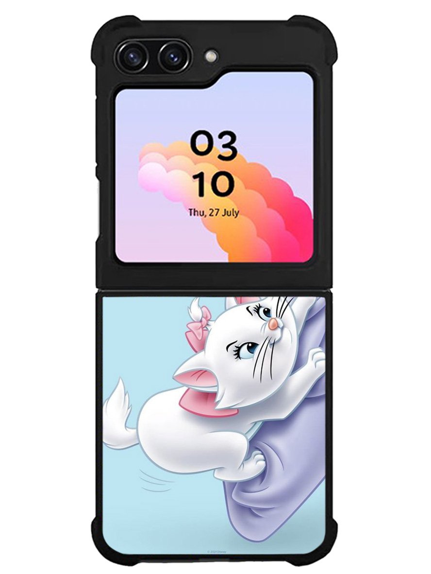Blue Marie Cat Face Samsung Galaxy Z Flip 5 5G 2023 Case OV10656