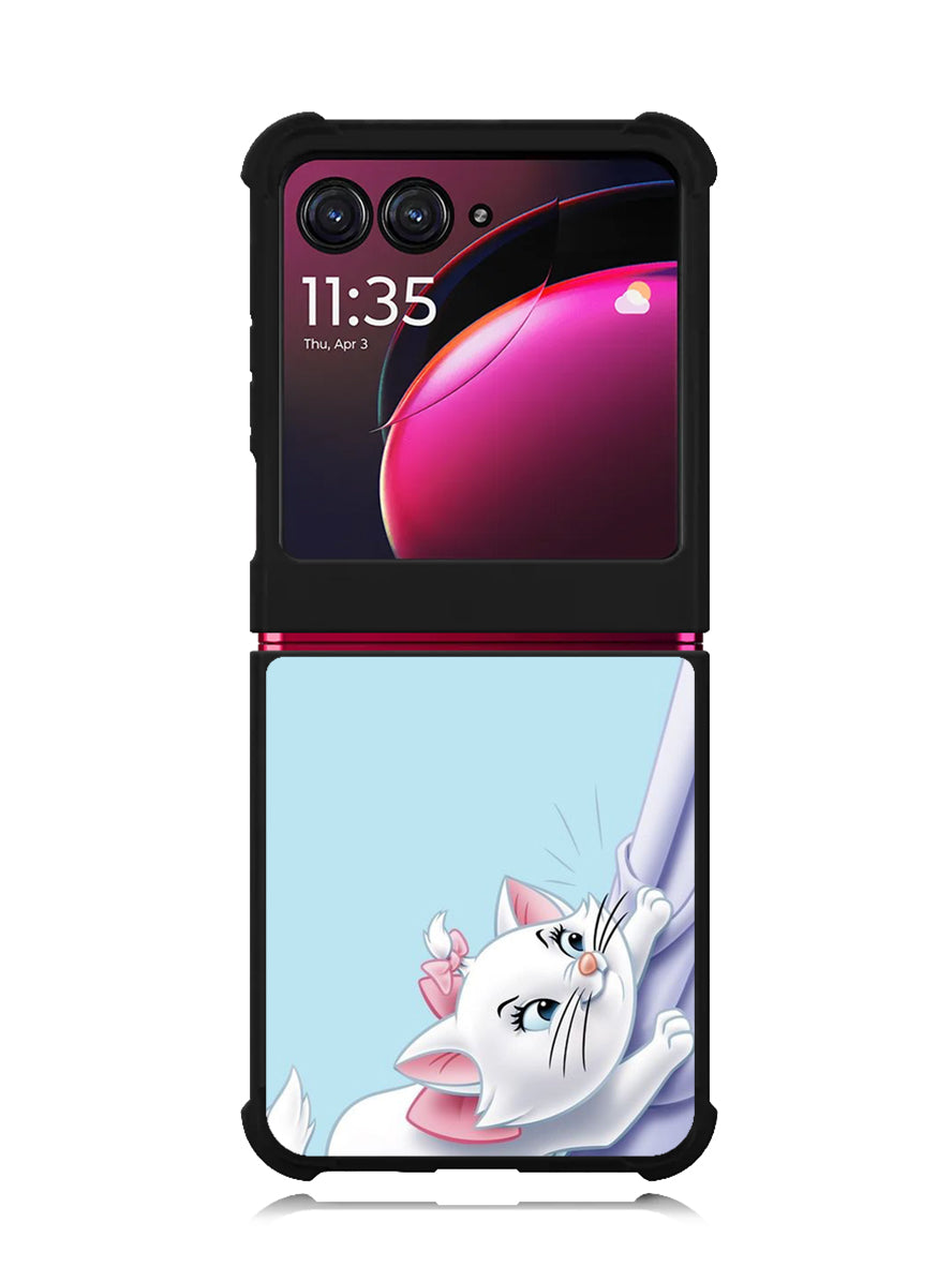 Blue Marie Cat Face Motorola Moto Razr Plus 2023 , Moto Razr+ 2023 Case OV10656