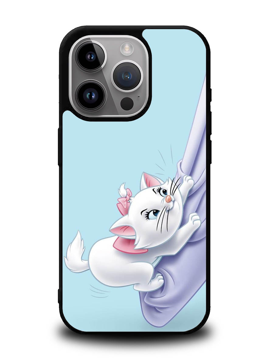 Blue Marie Cat Face iPhone 16 Pro Case OV10656