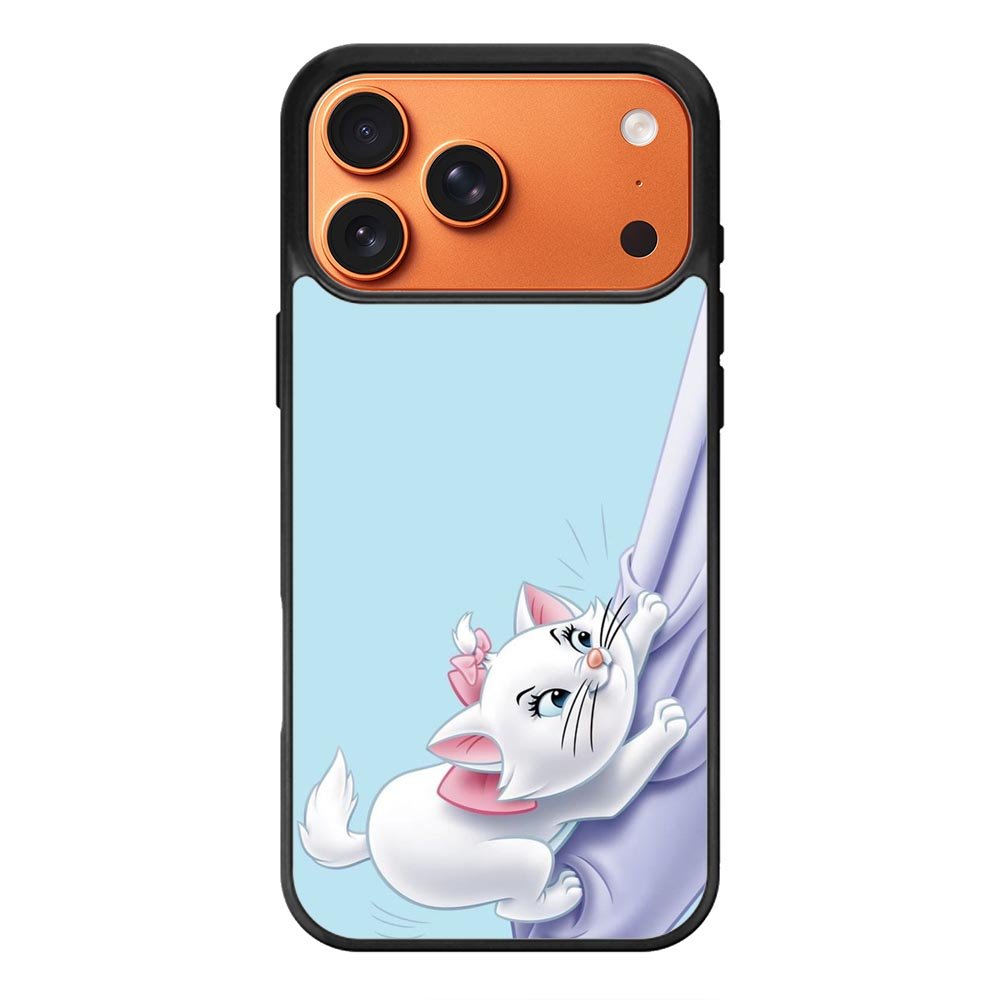 Blue Marie Cat Face iPhone 17 Pro Case OV10656