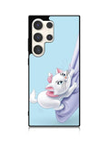Blue Marie Cat Face Samsung Galaxy S25 Ultra 5G Case QC10656