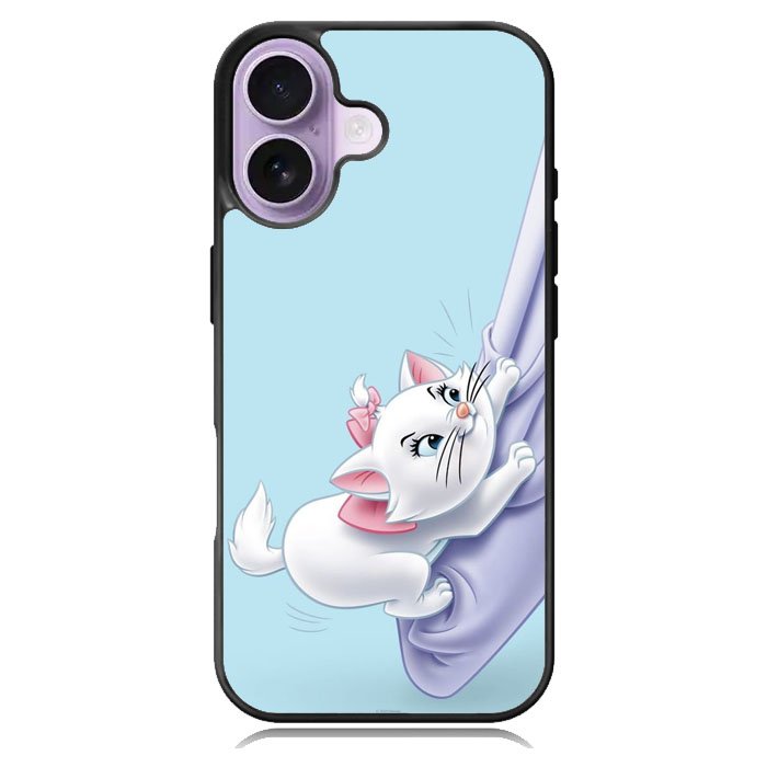 Blue Marie Cat Face iPhone 17 Case OV10656