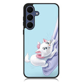 Blue Marie Cat Face Samsung Galaxy S25 FE Case OV10656