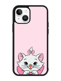 Pink Marie Cat Face iPhone 14 Case QC10544