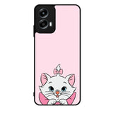 Pink Marie Cat Face Motorola Moto G Play 2024 Case OV10544