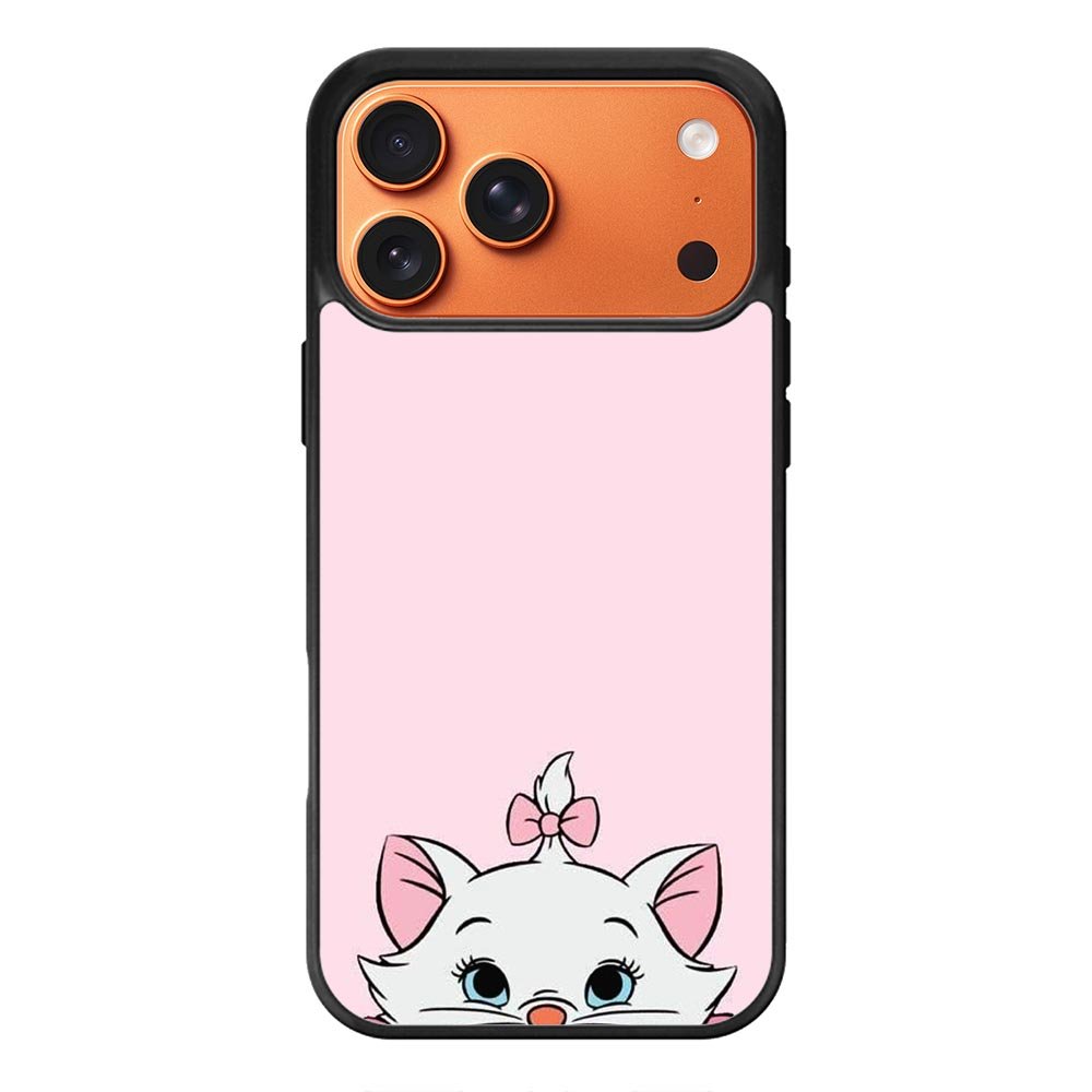 Pink Marie Cat Face iPhone 17 Pro Max Case QC10544