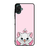 Pink Marie Cat Face Samsung Galaxy A07 Case QC10544