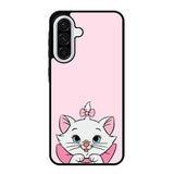 Pink Marie Cat Face Samsung Galaxy A26 5G Case RC10544