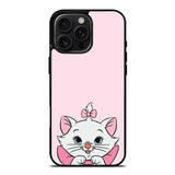 Pink Marie Cat Face iPhone 16 Pro Case OV10544