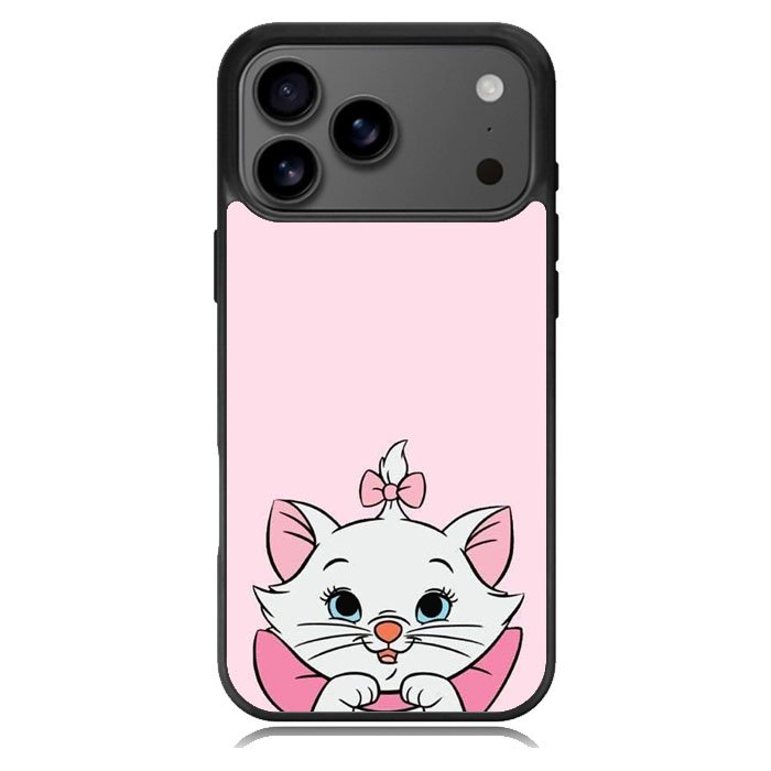 Pink Marie Cat Face Samsung Galaxy S26 Ultra Case OV10544