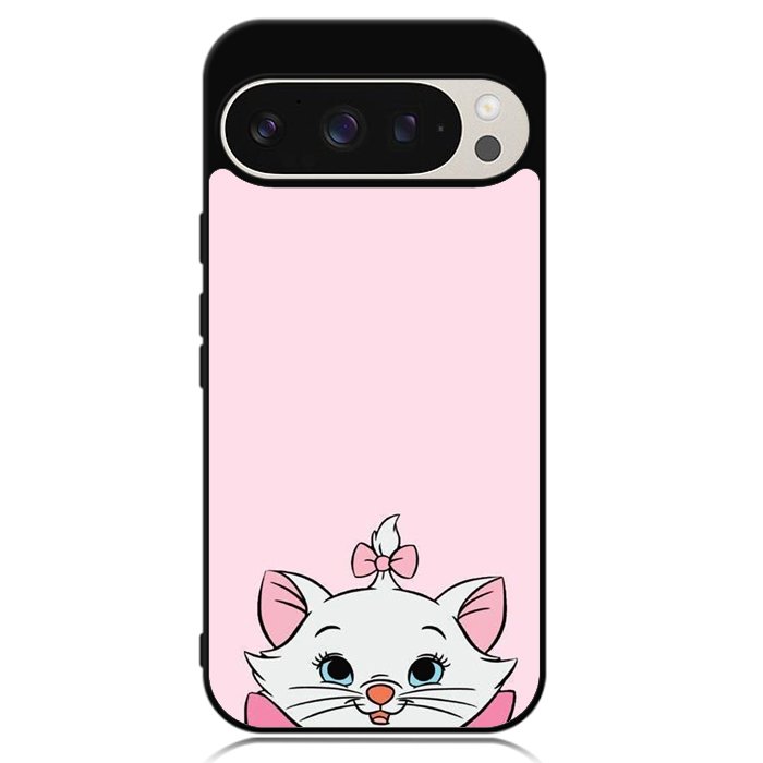 Pink Marie Cat Face Google Pixel 9 | Pixel 9 Pro Case OV10544