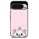 Pink Marie Cat Face Google Pixel 9 | Pixel 9 Pro Case OV10544