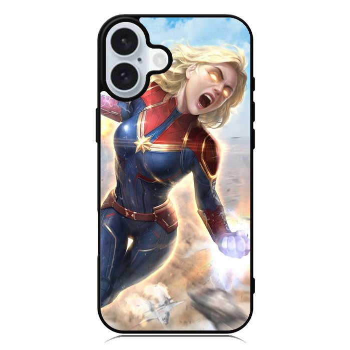captain marvel iPhone 16 Case QC4417