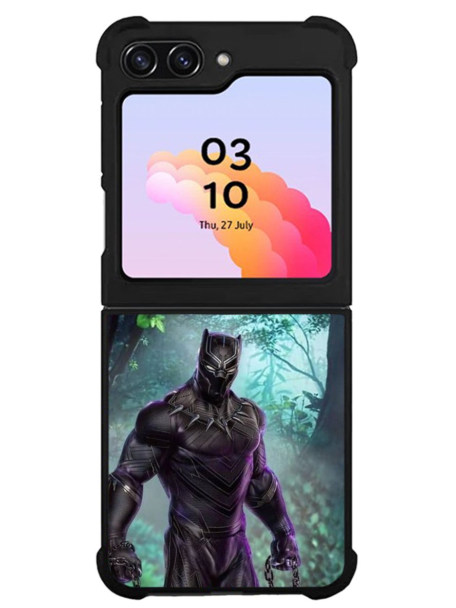 black panther W Samsung Galaxy Z Flip 5 5G 2023 Case OV7237