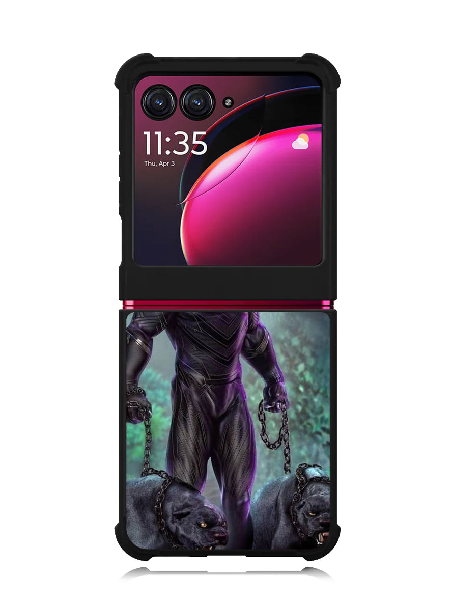 black panther W Motorola Moto Razr Plus 2023 , Moto Razr+ 2023 Case OV7237
