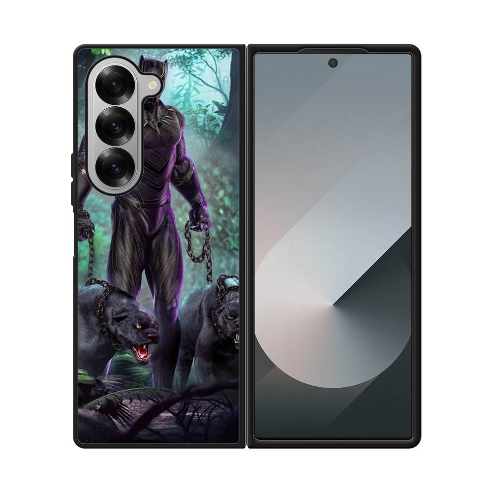 black panther W Samsung Galaxy Z Fold 7 5G Case QC7237