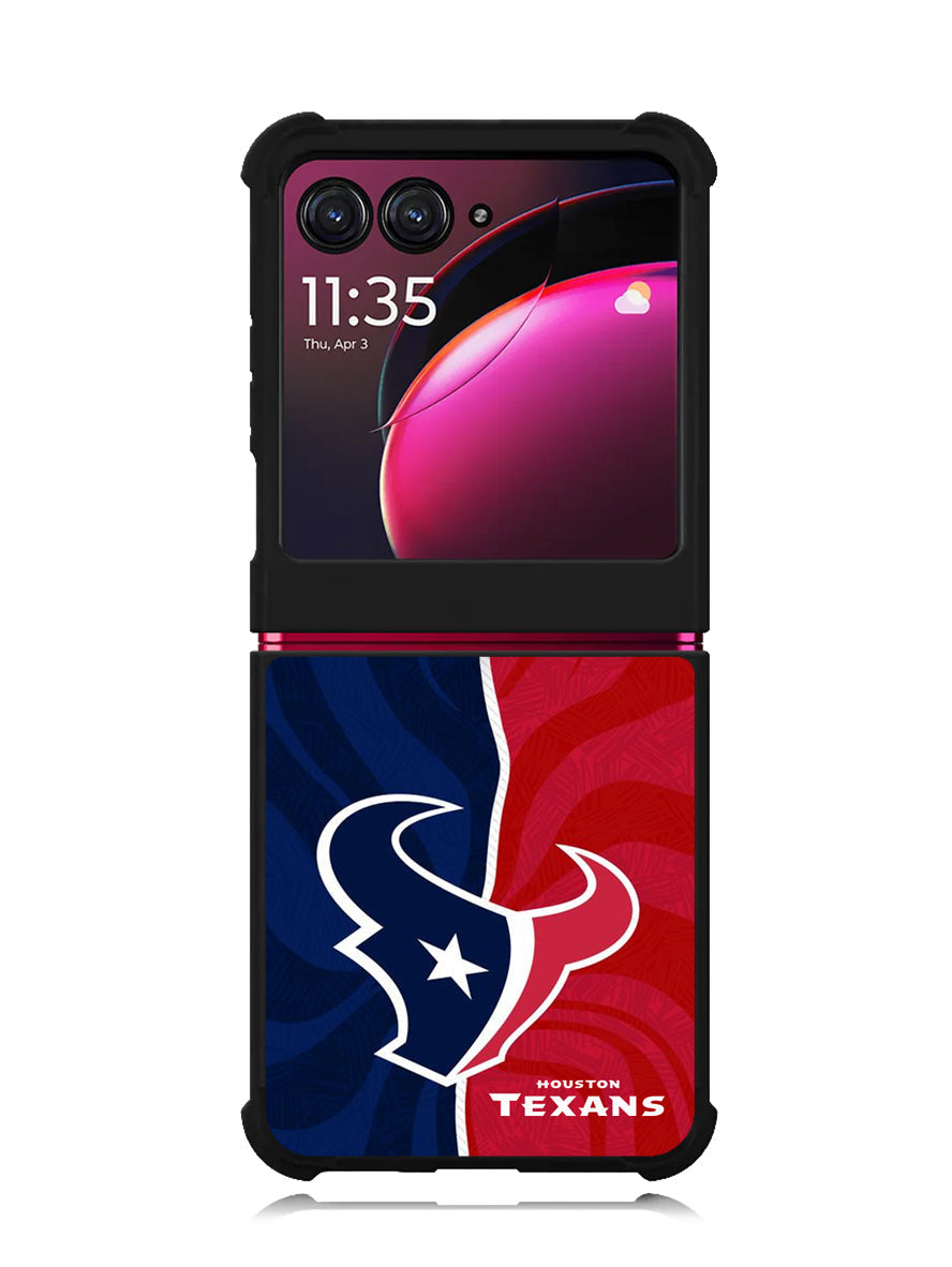 Houston Texans Motorola Moto Razr Plus 2023 , Moto Razr+ 2023 Case