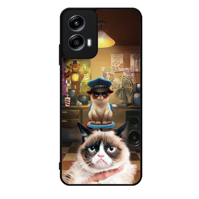 grumpy cat Five Nights at Freddy Motorola Moto G Play 2024 Case OV1551