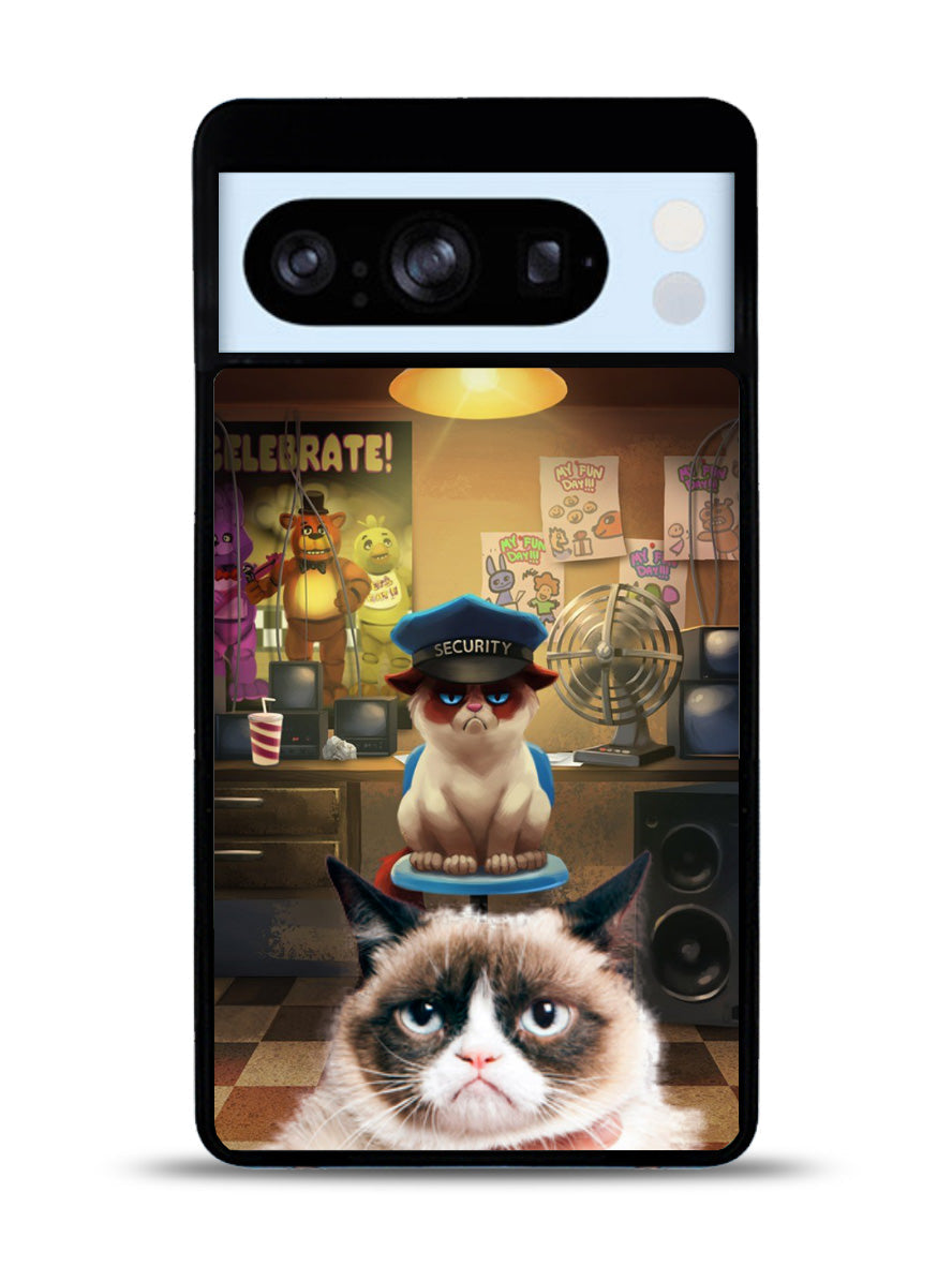 grumpy cat Five Nights at Freddy Google Pixel 8 Pro Case QC1551
