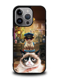 grumpy cat Five Nights at Freddy iPhone 16 Pro Max Case OV1551