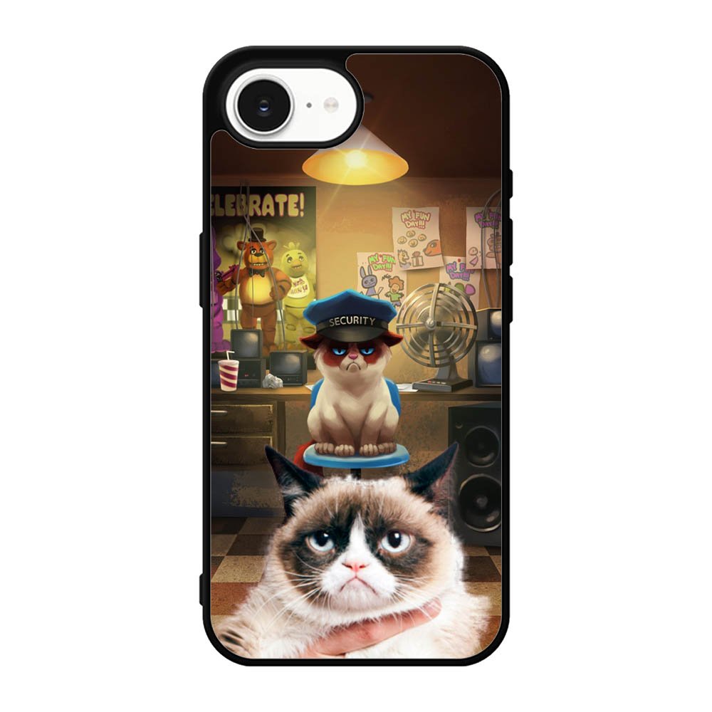 grumpy cat Five Nights at Freddy iPhone 17e Case OV1551