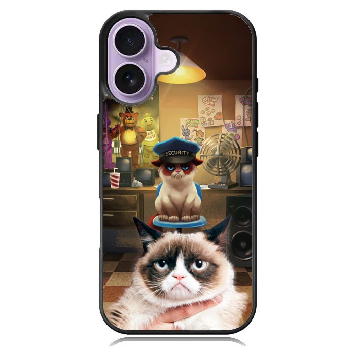 grumpy cat Five Nights at Freddy iPhone 17 Case OV1551
