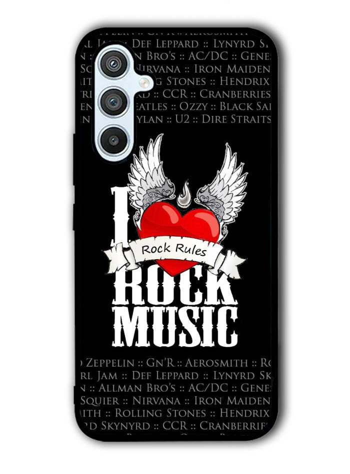 i love rock music Samsung Galaxy A14 5G Case QC1558