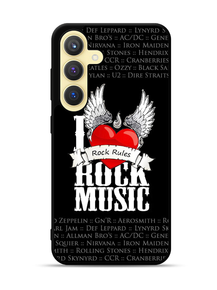 i love rock music Samsung Galaxy S25 Plus 5G , Samsung Galaxy S25+ 5G Case OV1558