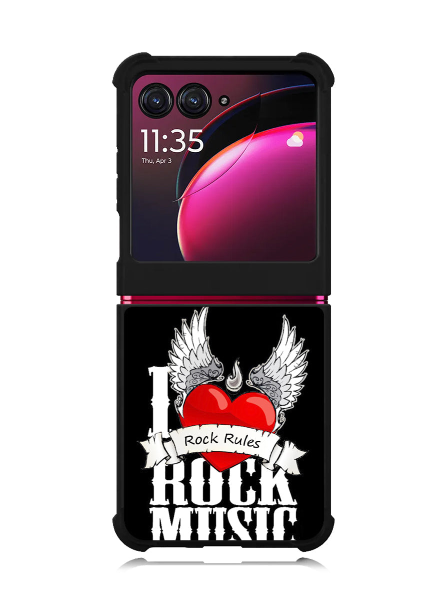 i love rock music Motorola Moto Razr Plus 2023 , Moto Razr+ 2023 Case OV1558