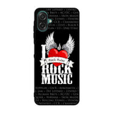 i love rock music Samsung Galaxy A07 Case QC1558