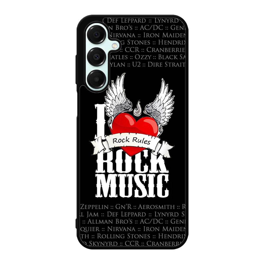 i love rock music Samsung Galaxy A16 Case OV1558