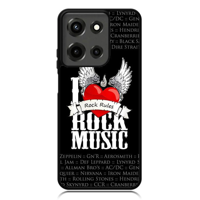 i love rock music Motorola Moto G 5G 2025 Case OV1558